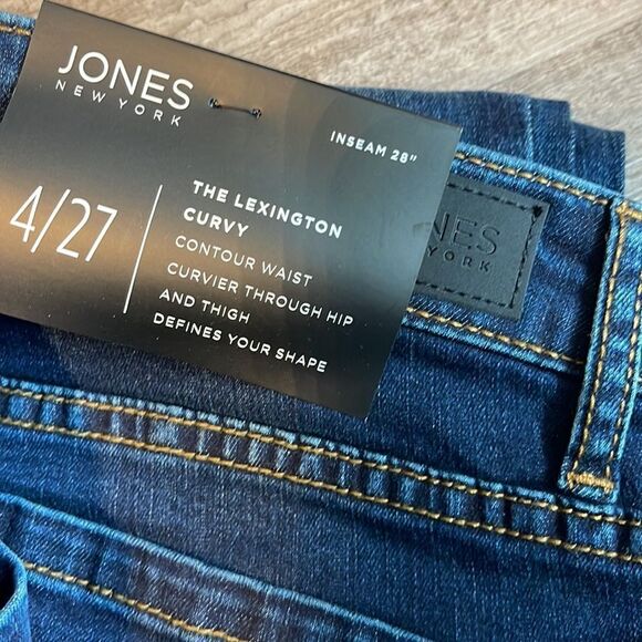 Jones New York Womens Lexington Curvy Skinny - Picture 3 of 4